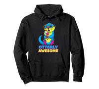 Otterly Awesome Cute Funny Otter Design para Hombres, Mujeres y niños Sudadera con Capucha