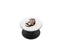 Otterly Good with Numbers Accountant CPA Pun PopSockets PopGrip Adhesivo
