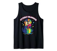 Otterly Hilarante Divertido Diseño Animal Nutria Marina Hombres Mujeres Camiseta sin Mangas