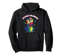 Otterly Hilarante Divertido Diseño Animal Nutria Marina Hombres Mujeres Sudadera con Capucha