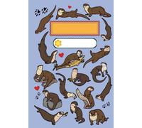Otterly Peaceful: Blue Pastel Notebook for Journaling, Notes, and Creative Doodles: Cute Kawaii Otter Journal with Matte Soft Cover and 120 Lined ... Students, Artists, and Thoughtful Creators