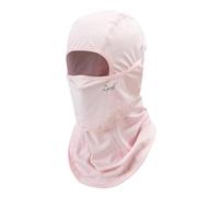 OTTERSHELL Pasamontañas de enfriamiento UPF50+, protección solar de cobertura completa, para hombres y mujeres, máscara refrescante de verano, protección solar UV, motocicleta y esquí, Rosa claro-259