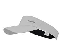 OTTERSHELL Visera Deportiva con Ranuras para Gafas, Visera atlética Ajustable para Correr, Golf, Tenis, Pesca., Blanco, Talla única (Light Grey)