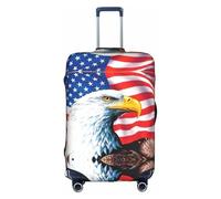 OTTKGGA Bald Eagle - Funda protectora para maleta, elástica, antiarañazos, para equipaje de 18 a 32 pulgadas, White, M
