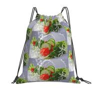 OTTKGGA Bolsas con cordón para fotografía de alimentos, impermeables, para natación, gimnasio, gran capacidad, ligeras, viajes, playa, White, One Size, Casual