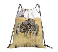 OTTKGGA Bolsas de cordón de animales africanos, impermeables, para natación, gimnasio, gran capacidad, ligeras, viajes, playa, White, One Size, Casual