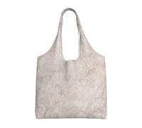 OTTKGGA Bolso de mano de lona de mármol de oro rosa con un hombro, gran capacidad, para compras, trabajo, viajes, uso diario, Black, Talla única