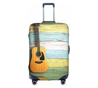 OTTKGGA Bonita funda protectora para maleta de guitarra, elástica, antiarañazos, para equipaje de 18 a 32 pulgadas, White, XL