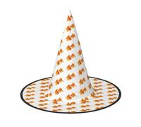 OTTKGGA Bonito sombrero de bruja de Halloween, disfraz de pez dorado, fiestas, escenario, cosplay, carnaval, accesorios de disfraz