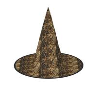 OTTKGGA Cool Steampunk Gears - Sombrero de bruja de Halloween, fiestas | Gorro de mago para Halloween, Navidad, muerte, dios, vampiro, mago, cosplay, actuación temática, decoración de carnaval