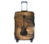 OTTKGGA Funda para maleta de guitarra musical, protector de equipaje, elástico, antiarañazos, esencial de viaje, se adapta a equipaje de 18 a 32 pulgadas, White, XL