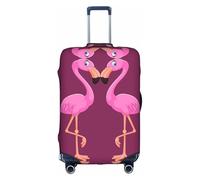 OTTKGGA Funda protectora elástica para maleta, diseño de flamenco, antiarañazos, se adapta a equipaje de 18 a 32 pulgadas, White, XL
