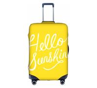 OTTKGGA Goodlooking Hello Sunshine - Funda protectora para maleta, elástica, antiarañazos, esencial de viaje, se adapta a equipaje de 18 a 32 pulgadas, White, M