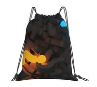 OTTKGGA Question Mark - Bolsas de cordón impermeables para natación, gimnasio, gran capacidad, ligeras, viajes, playa, White, One Size, Casual