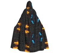 OTTKGGA Question Mark - Capa con capucha para adultos, disfraz de cosplay, fiesta, carnaval, máscaras, misteriosa bruja de vampiros