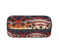 OTTKGGA Range Blaze - Estuche organizador de artículos de papelería, bolsa de maquillaje para escuela, oficina, viajes, Black, Talla única, Maleta