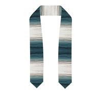 OTTKGGA Within The Tides - Chal de graduación, bufanda de honor académico, borde plano, borde angular, ceremonias de graduación, iglesia, Aplanado, Talla única