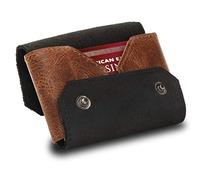 Otto Angelino Accesorio de Viaje: Billetera Viaje, Einheitsgröße, Schwarz-Braun