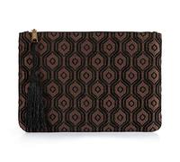 Otto Angelino Bolso de mano de diseñador bohemio y de moda para mujer, múltiples ranuras para dinero, tarjetas, teléfono inteligente, ultra delgado