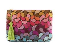 Otto Angelino Bolso de mano de diseñador bohemio y de moda para mujer, múltiples ranuras para dinero, tarjetas, teléfono inteligente, ultra delgado