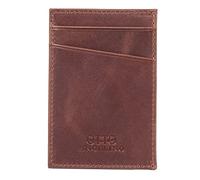 Otto Angelino Cartera estilo sobre de cuero genuino, Bloqueo de RFID, Unisex
