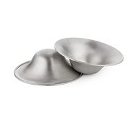 Otto Angelino Silver Nursing Cups - Cubrepezones para Madres Lactantes, protegen, Son Reutilizables, están Hechos a Mano, Son Protectores de Leche Materna para Recoger Las Fugas de Leche Materna.