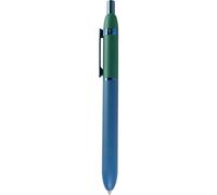 Otto Hutt Design 03 001-11677 - Bolígrafo con mango de latón mate, piezas de herraje azul anodizado, color azul y verde