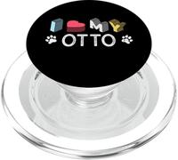 Otto Nombre de Perro Personalizado Otto Pet Lover PopSockets PopGrip para MagSafe