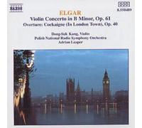 Otto Nopp Elgar - Violin Concerto in B Minor/ Overture: C (CD) (Importación USA)