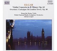 Otto Nopp Elgar - Violin Concerto in B Minor/ Overture: C (CD) (Importación USA)