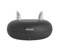 Otto Tech Oticon Charger 1.0 - Reemplazo de cargador de escritorio, compatible con miniRITE R Oticon, Sonic, Bernafon audífonos recargables, cargador de escritorio