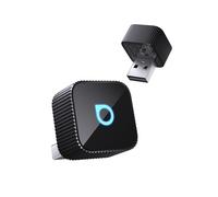 OTTOCAST Mini 3.0 Slim 2026 Upgrade Adaptador Wireless CarPlay, 2-en-1 para iPhone & Android Auto, Convierte CarPlay y Android Auto por Cable a inalámbrico, Negro