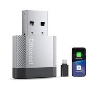 OTTOCAST Mini Nova, Adaptador 2 en 1 Inalámbrico CarPlay y Android Auto Mejorado 2026 para Teléfonos iOS y Android, Conexión Estable sin Retrasos, Compatible con Dos Teléfonos, Diseño Ultracompacto