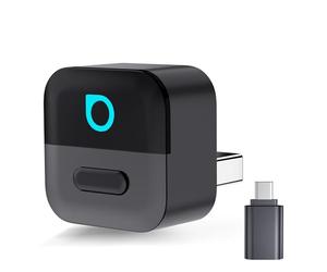 OTTOCAST Mini Pico, Novità 2026 Adattatore Wireless 2-in-1 CarPlay & Android Auto, Cambio Dispositivo con un Tocco, Plug & Play, WiFi 6 & Bluetooth 5.4, Connessione automatica per i Phone & Android