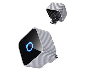 Ottocast Mini Slim versión 2026, Adaptador inalámbrico CarPlay y Android Auto, actualizar CarPlay y Android Auto con Cable a inalámbrico, conexión automática rápida, dongle USB-C Compacto, Cubo
