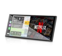 OTTOCAST Ottoscreen AI, 11,4 Pulgadas Pantalla Coche Carplay y Android Auto,Inalámbrico Carplay mit Youtube/Netflix,Pantalla para Coche con 1080P Cámara de Marcha atrás,Navegador GPS, Android 15OS