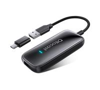 OTTOCAST Play2Video Ultra, 2025 Adaptador inalámbrico CarPlay & Android Auto con Netflix/YouTube/IPTV/Prime Video integrados, Caja AI de Android 12.0 para vehículos con CarPlay cableado de fábrica