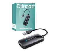 OTTOCAST Play2Video Ultra 2026 Upgrade Adaptador CarPlay Inalámbrico, Android Auto Dongle, Bluetooth 5.4, Soporte Netflix Youtube, USB Y Cable Incluido, Compatible con CarPlay de fábrica