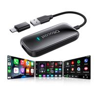 OTTOCAST Play2Video Ultra, 2026 Upgrade Adaptador Wireless CarPlay Android Auto AI Box con Android 12, Streaming Apps Netflix Youtube, WiFi 5GHz, Diseño Compacto