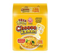 [OTTOGI] Ramen de queso, fideos instantáneos estilo coreano, rico sabor con queso salado (111 g) - Paquete de 4