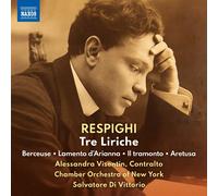 Alessandra Visentin / Orquesta de Cámara de Nueva York – Tre Liriche – CD – NAXOS