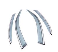 OTTSAN Deflectores de Viento para BYD Dolphin 2021-2025, Cortavientos Ventana Coche Deflectores de Aire Antilluvia para Ventanas Laterales Reducción de Ruido y Turbulencias del Aire Coche Accesorios