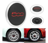 Otufan Tapas de Rueda de Centro Centrales Llantas Aluminio,Compatibles FIAT 500 Wheel Hup Cap Trim Número de Pieza 68078419 para FIAT 500 2012-2023