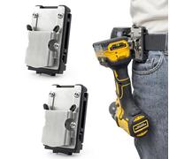 otuiam Porta Herramientas para Cinturón - Portaherramientas Soporte Clips de Acero Inoxidable 304, Ganchos para Taladro Inalámbrico, Destornillador de Impacto, Clavadora, Cinta Métrica
