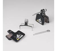 Oture 2 pares de pastillas de freno de disco semimetálicas, compatibles con Shimano, Tektro, Deore BR-C501 M525 T615 T675 M