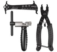 Oture Kit de Herramientas para Cadena de Bicicleta, con Tronchacadenas Bicicleta, Alicates de Bloqueo de Cadena, Medidor Cadena Bici, Eslabones Principales de Cadenas para 6-12 Velocidades