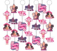 Otuuz 96 llaveros del mes de la historia de las mujeres, regalo de empoderamiento, llavero feminista rosa a granel conciencia de derechos femeninos inspiradores libertad, igualdad, suministros de