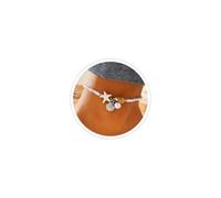 Otxas Tobilleras para mujer, impermeables, para verano, playa, tobilleras, bohemias, conchas de estrella de mar para mujer, tobilleras blancas con cuentas para mujer, joyería de playa, 23cm, No es una