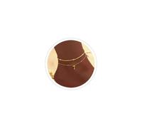Otxas Tobilleras plateadas para mujer, tobilleras cruzadas en capas para mujer, clip de papel, pulsera de tobillo para mujer, pulseras de tobillo de playa para mujer, joyería de verano, 21+7inch,