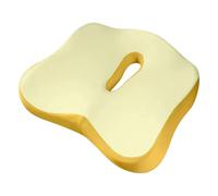 OTYKPXNV Cojines Asientos Elevadores De Coche para Nissan Qashqai Juke X-Trail Tiida, CojíN Elevador Asiento Antideslizante Protector Almohadillas Interior Accesorios,F/Yellow